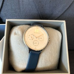 Skagen ladies leather band watch.